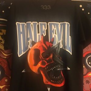 Half Evil 333 Skull T Shirt SOLD OUT collection